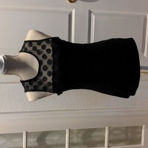 Market and Spruce fitted, polka dot tank top.
